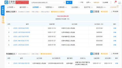 安控科技風波再起 新增執行案件，累計執行金額突破1.44億，軟件開發與技術轉讓業務受關注